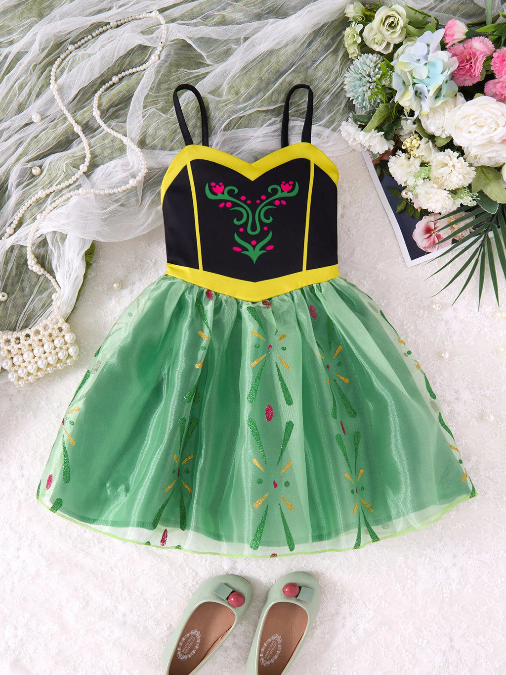 Girls Princess Dresses For 1-10 Years