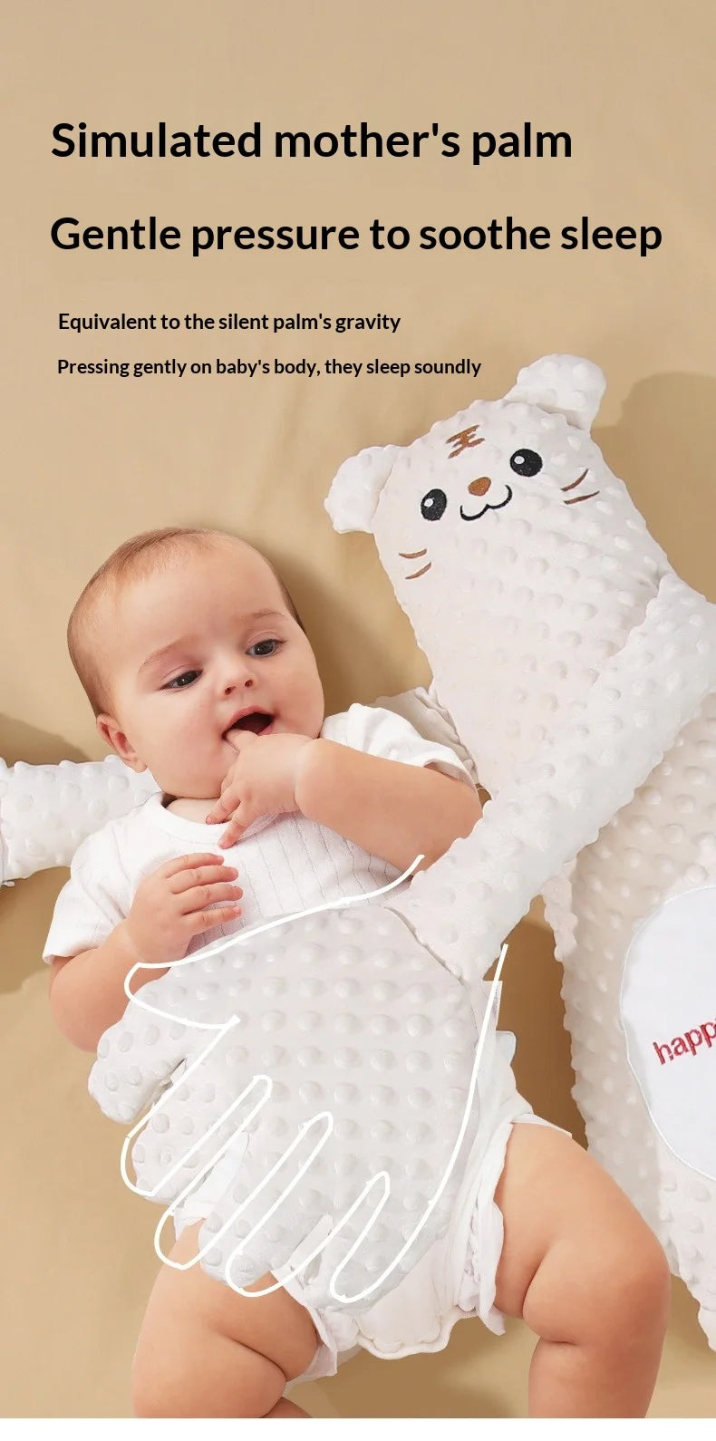 Baby Soothing Palm Hugging Sleep Buddy