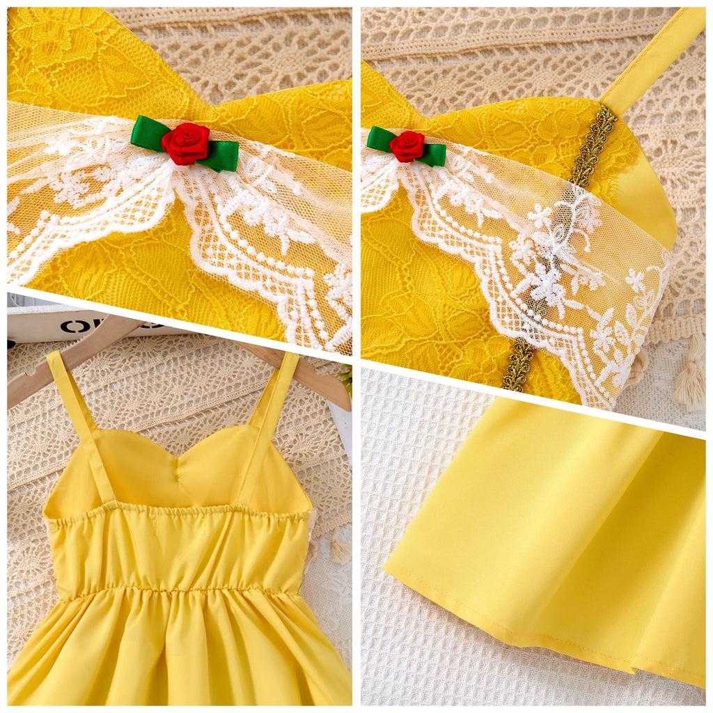 Girls Princess Dresses For 1-10 Years