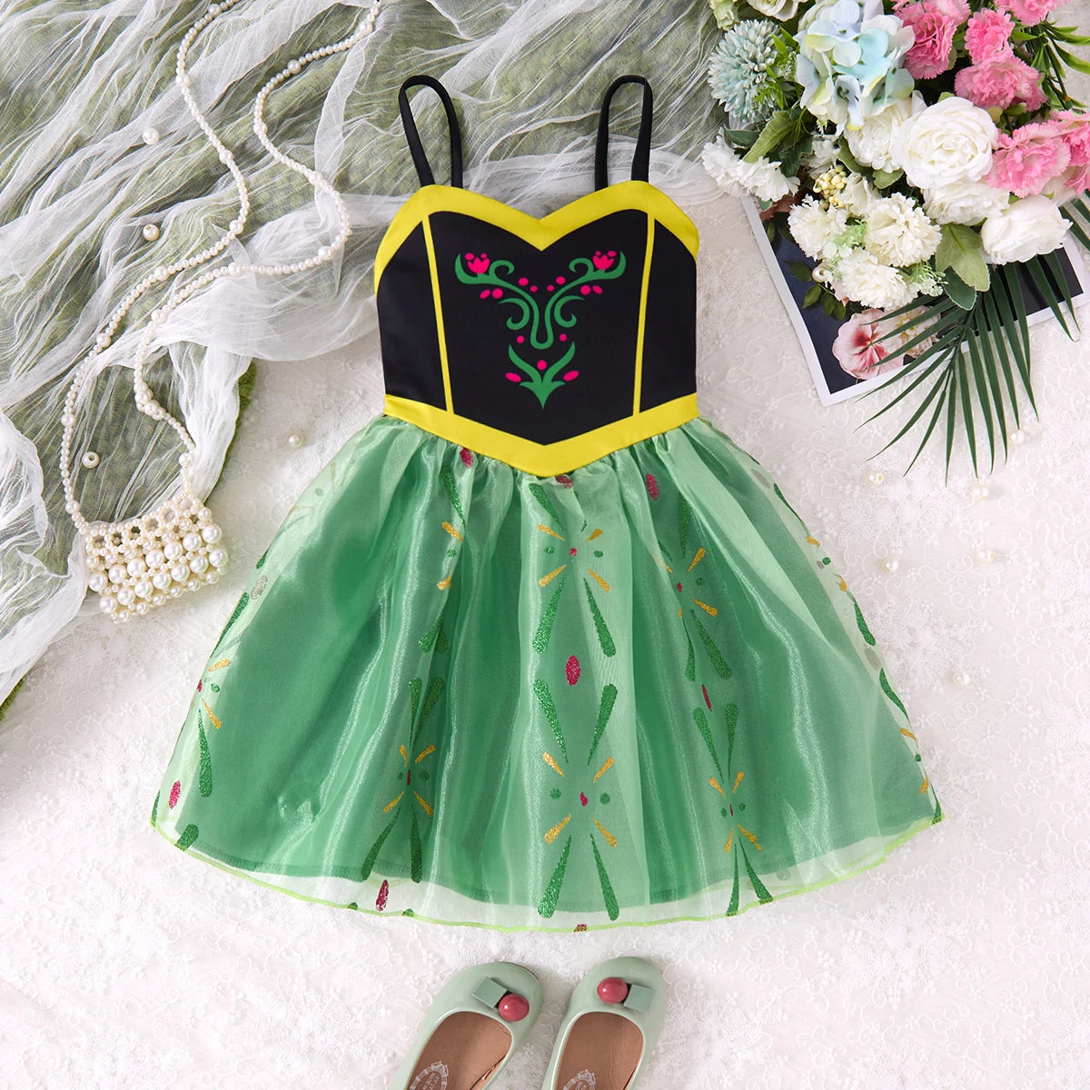 Girls Princess Dresses For 1-10 Years