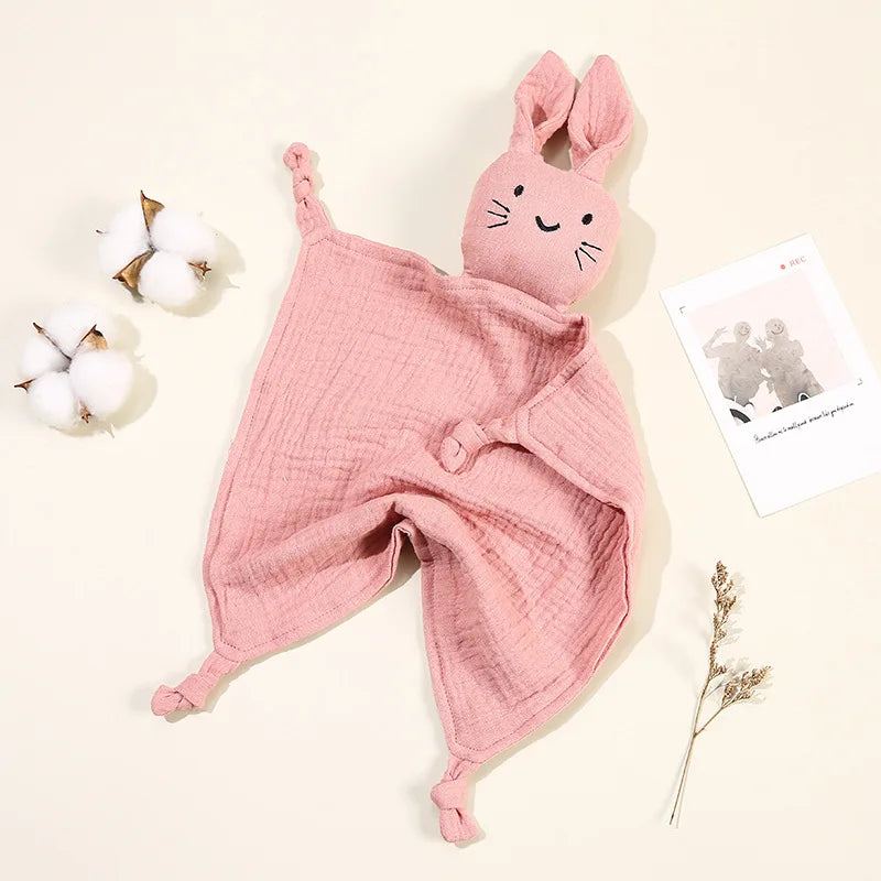 Baby Cotton Rabbit Mini Blanket