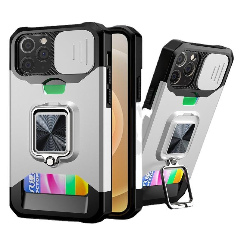 Iphone Case with Sliding-window Card-insert