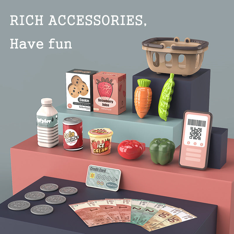 Children's Checkout Counter Play Set
