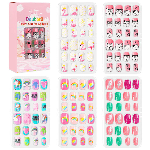 New Cartoon Candy Children's Nails- 5 packs