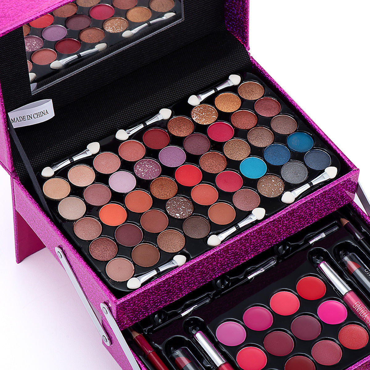 Eyeshadow Palette Lipstick Blush Set