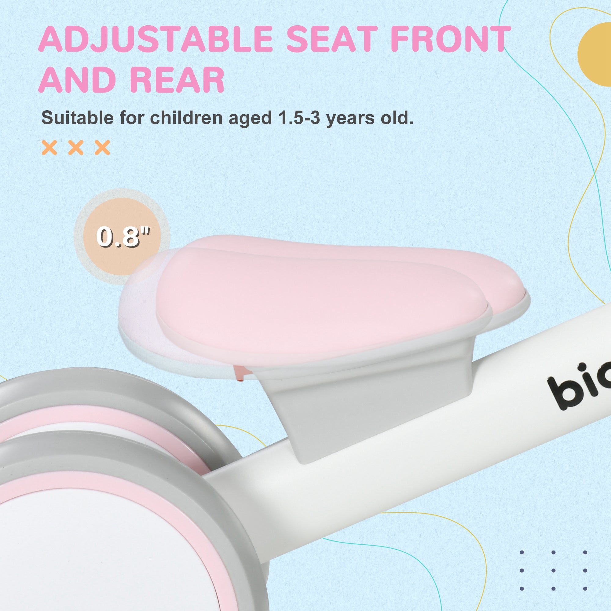 Toddlers Balance Bike - Pink