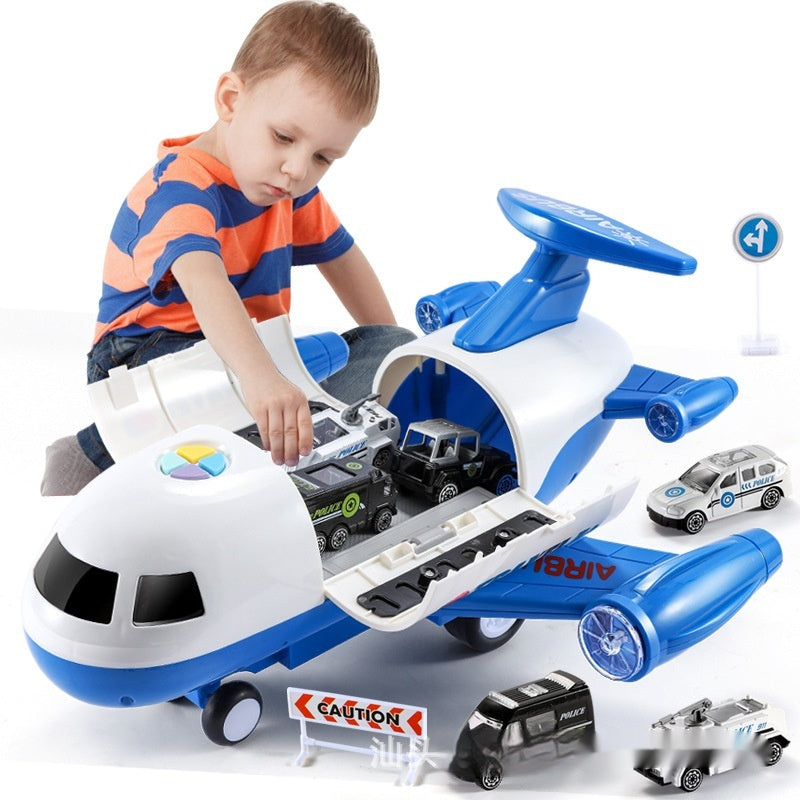 Children's Super Large Drop-resistant Aircraft Car Carrier