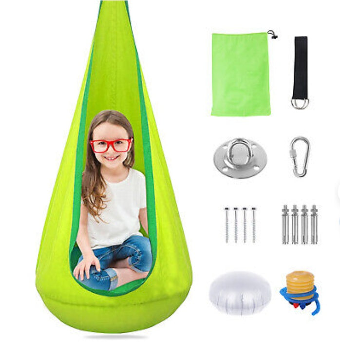 Kids Sensory Indoor/Outdoor Pod Swing