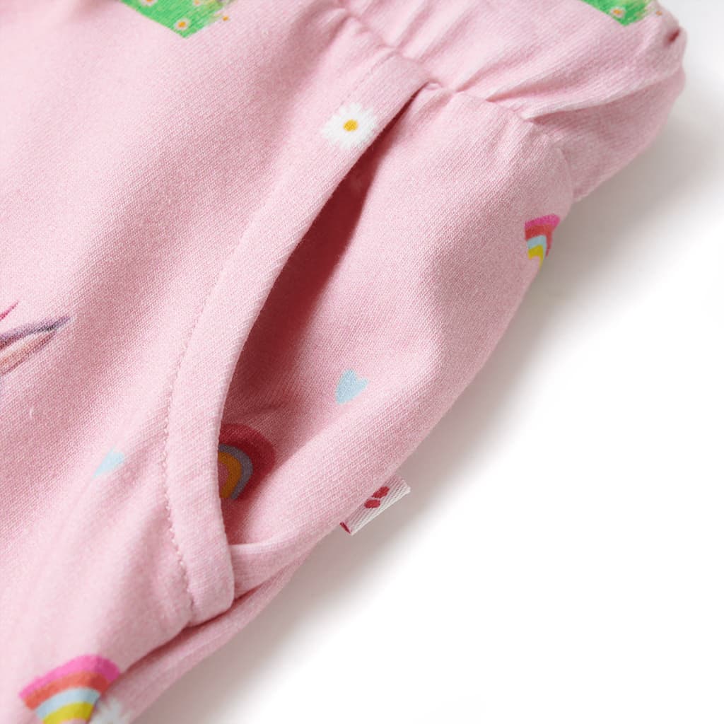 Girls shorts with drawstring