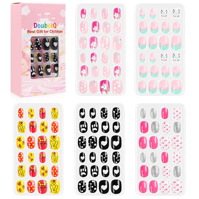 New Cartoon Candy Children's Nails- 5 packs