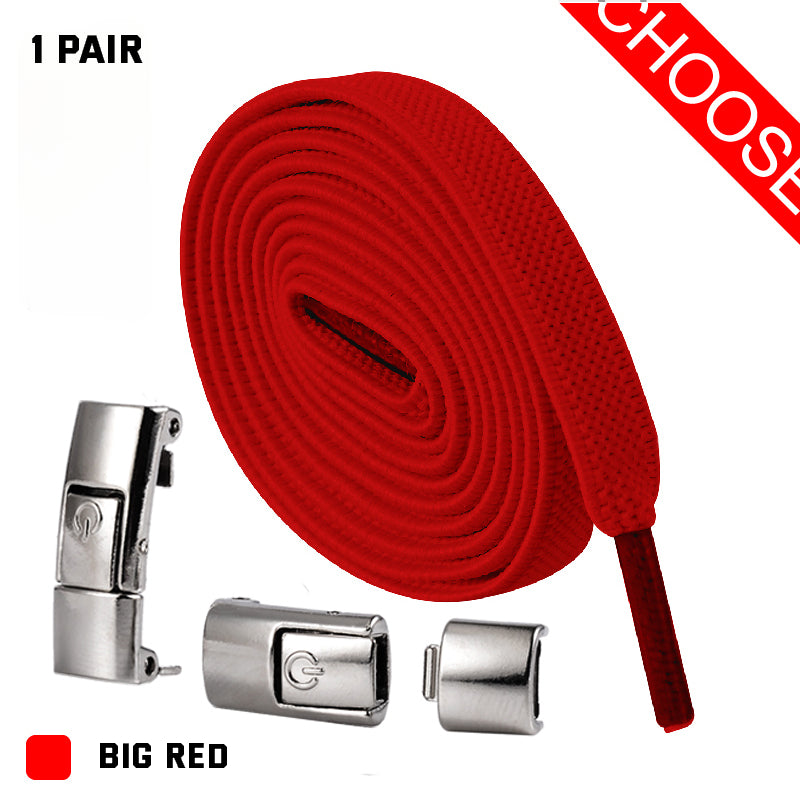 Press Lock Elastic Shoelaces