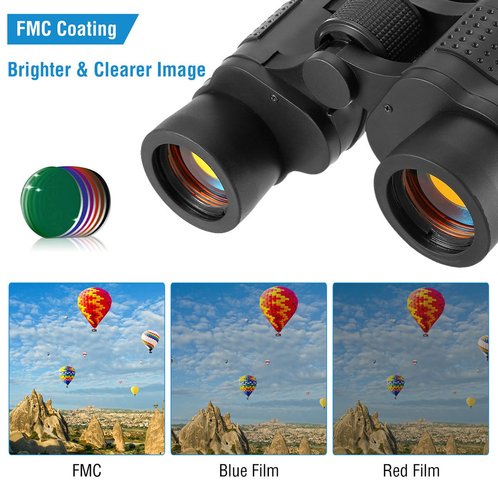 Binoculars 55mm Lens with 80 x Mag.
