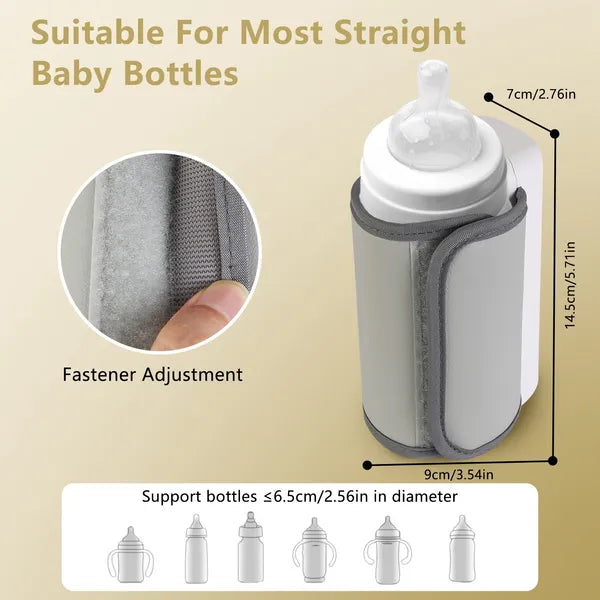 Portable Bottle Warmer for Travel With 6 Heating Levels