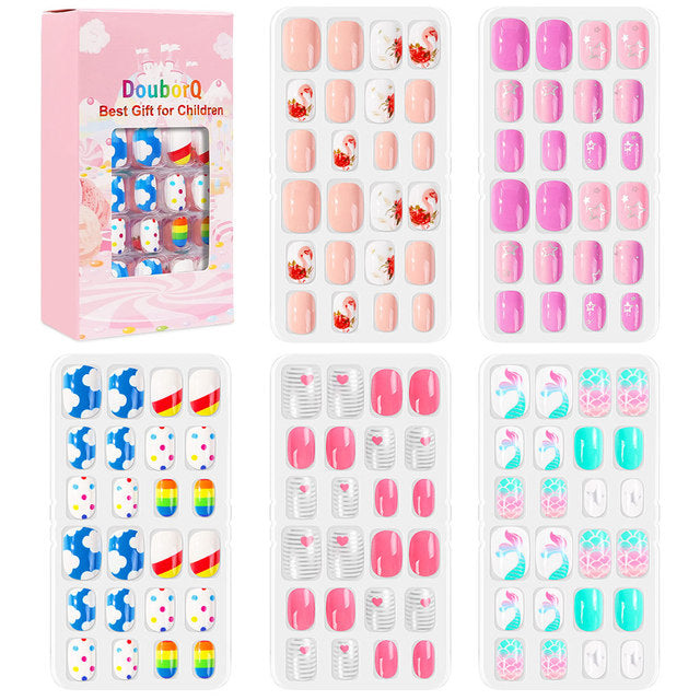 New Cartoon Candy Children's Nails- 5 packs
