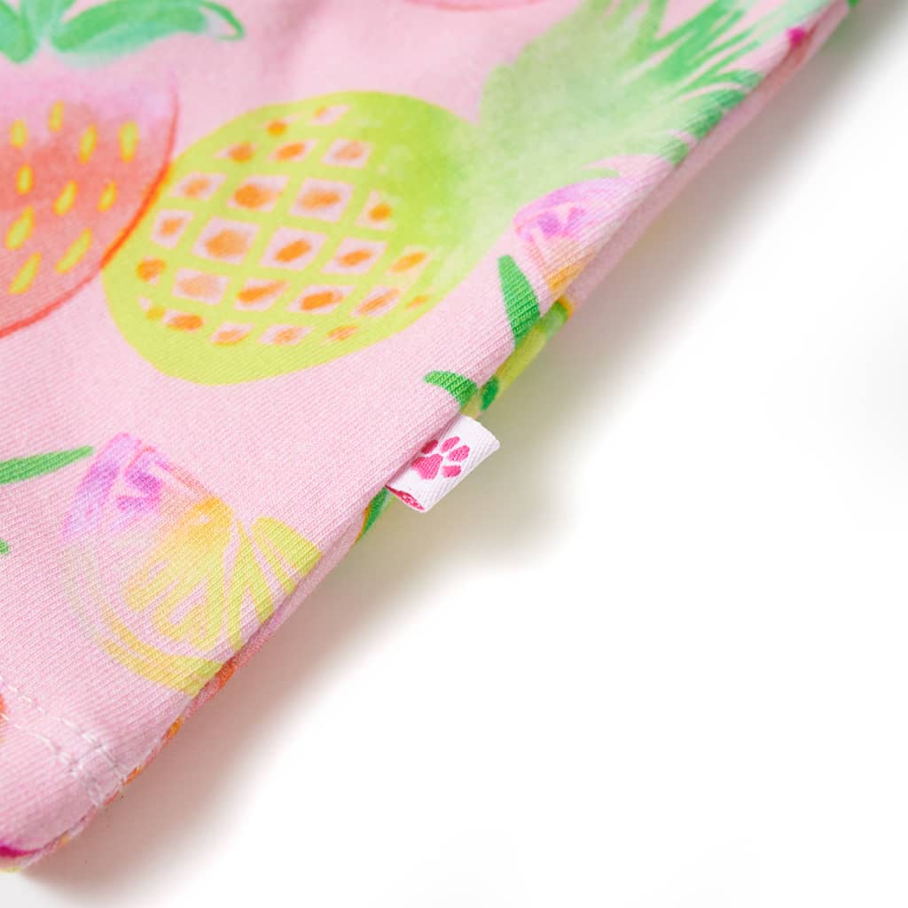 Girls Pink Cotton Dress