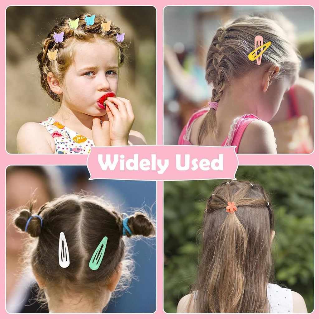 Girls Hair Bands & Clips Set
