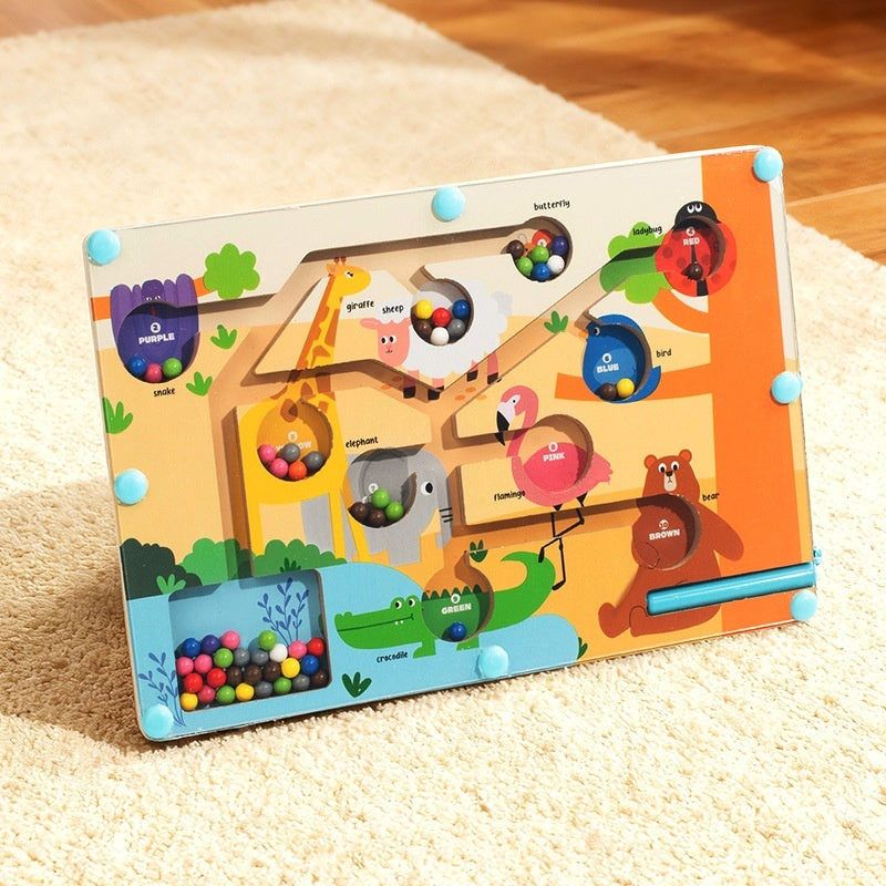Wooden Magnetic Maze Toy