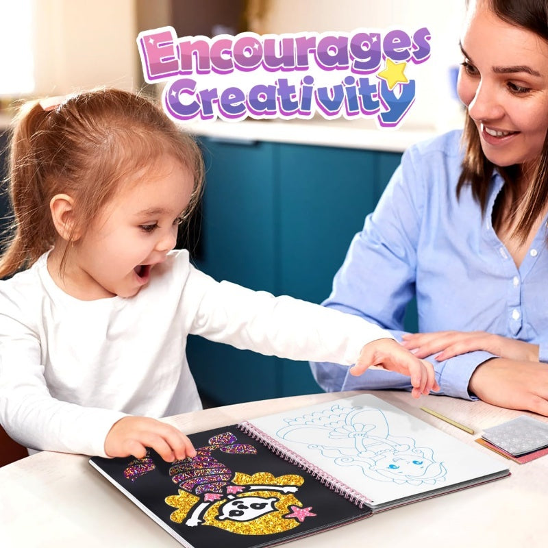 Kids Foil Art Craft DIY Creative Activity Set