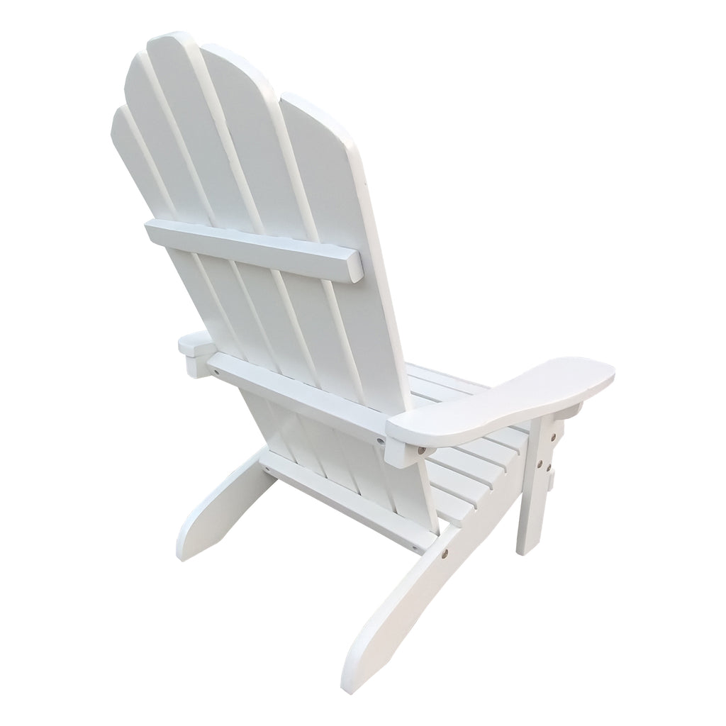 Wood Children Adirondack Chair, white