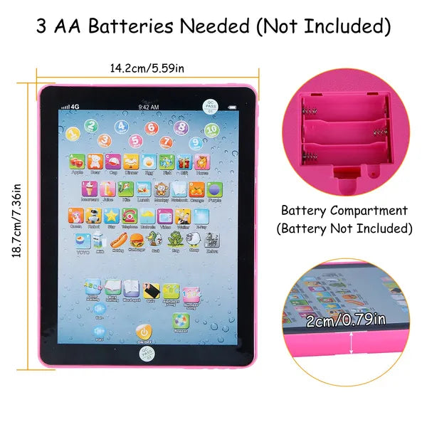 Learning Tablet Educational, Numbers, ABCs, Words