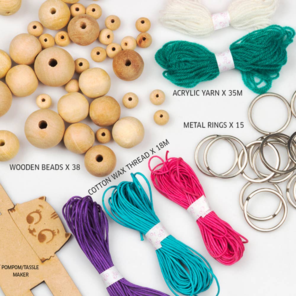 DIY Keychain Dolls Craft Kit.