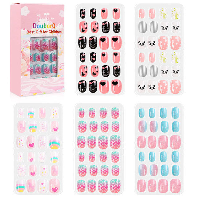 New Cartoon Candy Children's Nails- 5 packs