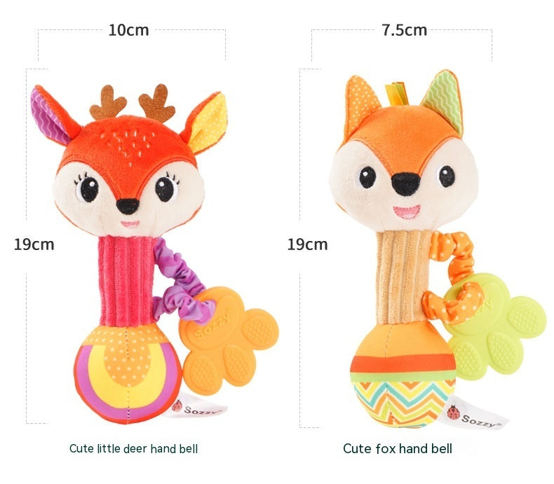 Plush Baby Handbell Rattle