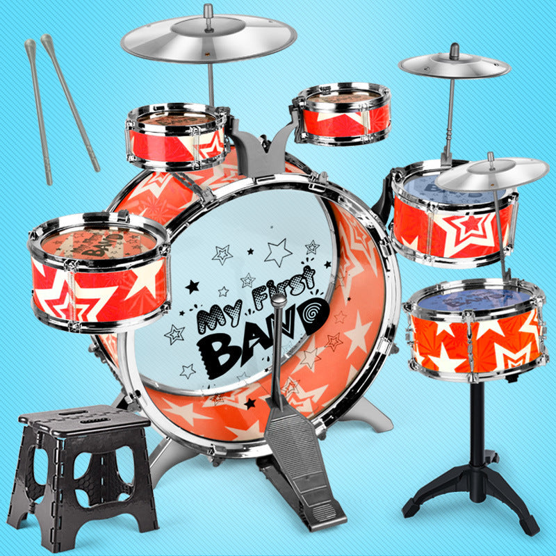 Children's Jazz Drum Kit 3-6 Years Old