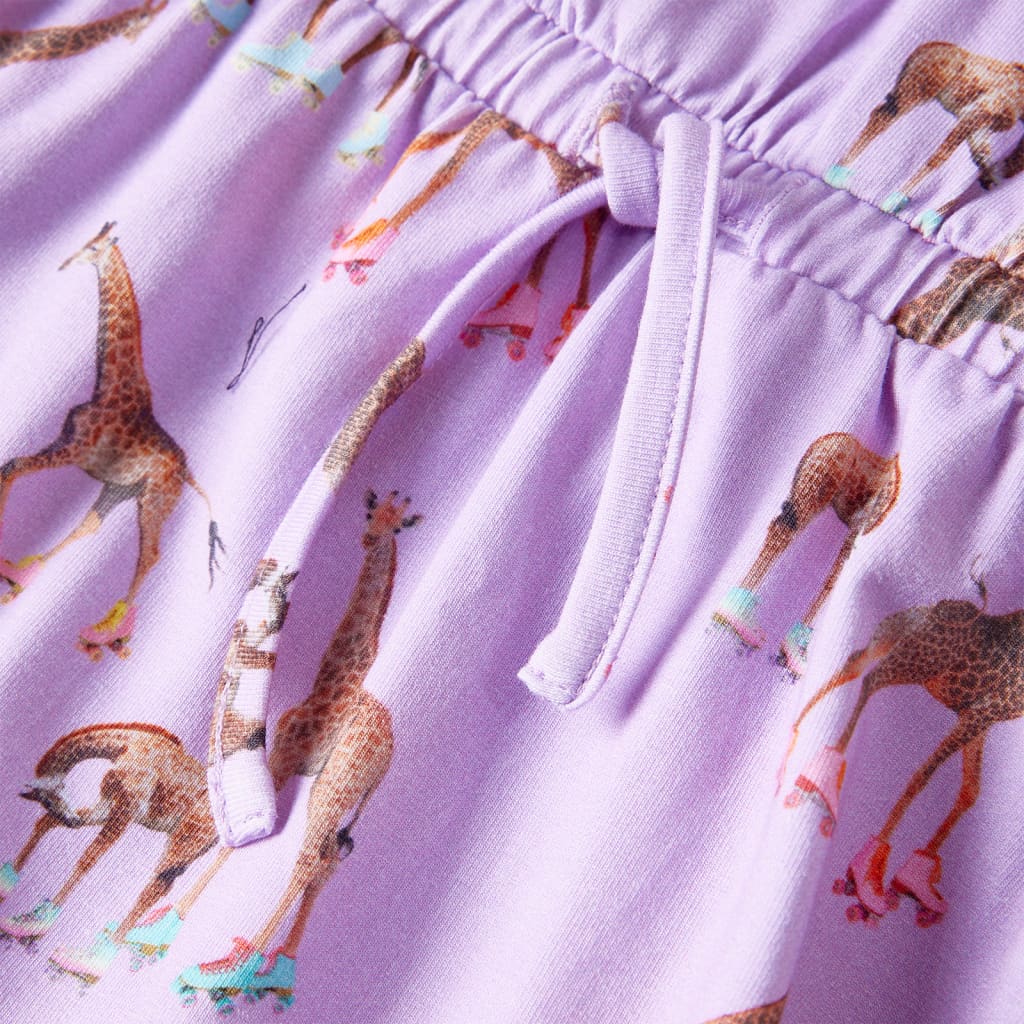 Children's dress with ruffled sleeves and waistband
