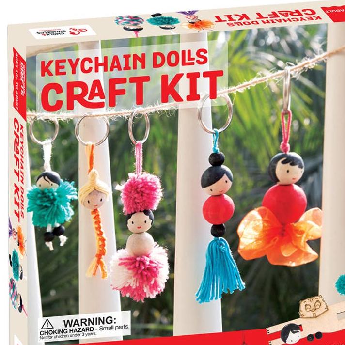 DIY Keychain Dolls Craft Kit.