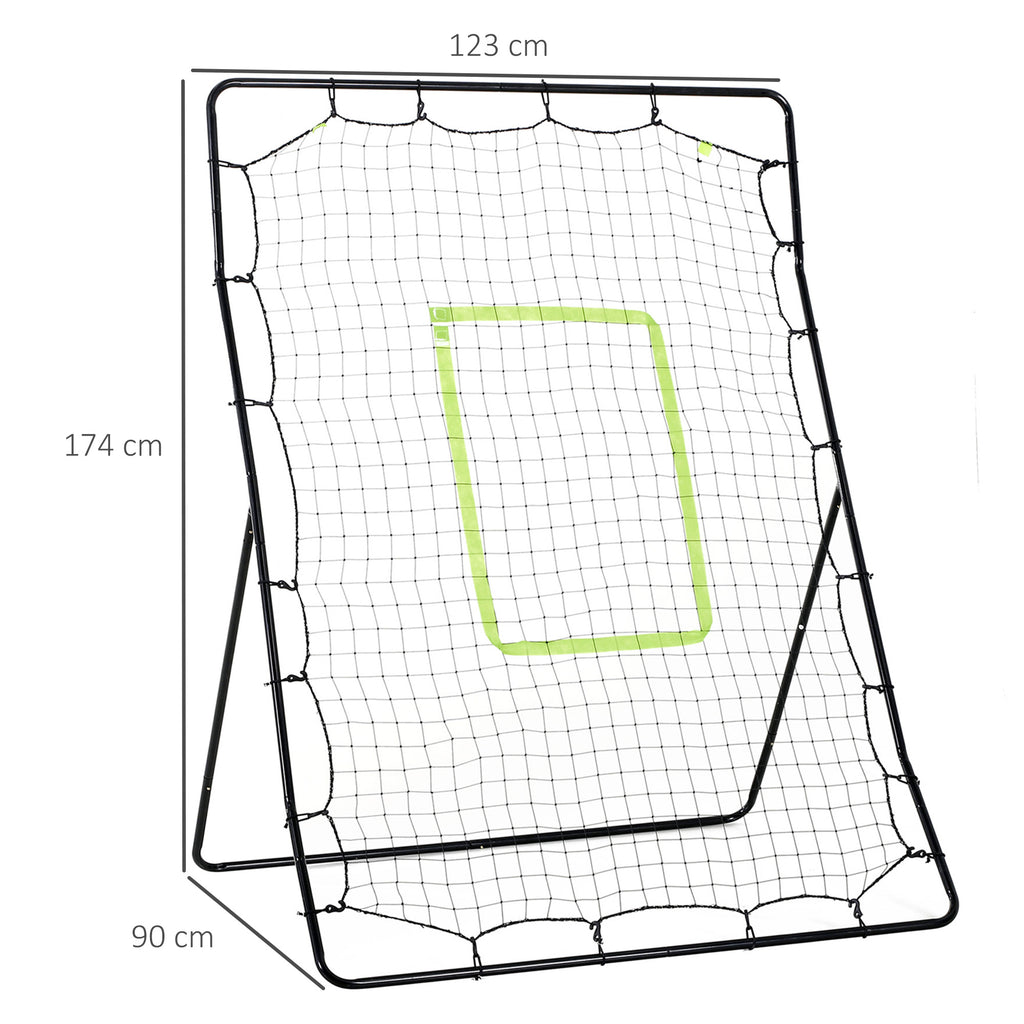 Baseball & Softball Rebounder Net and Soccer Shot Goal Play