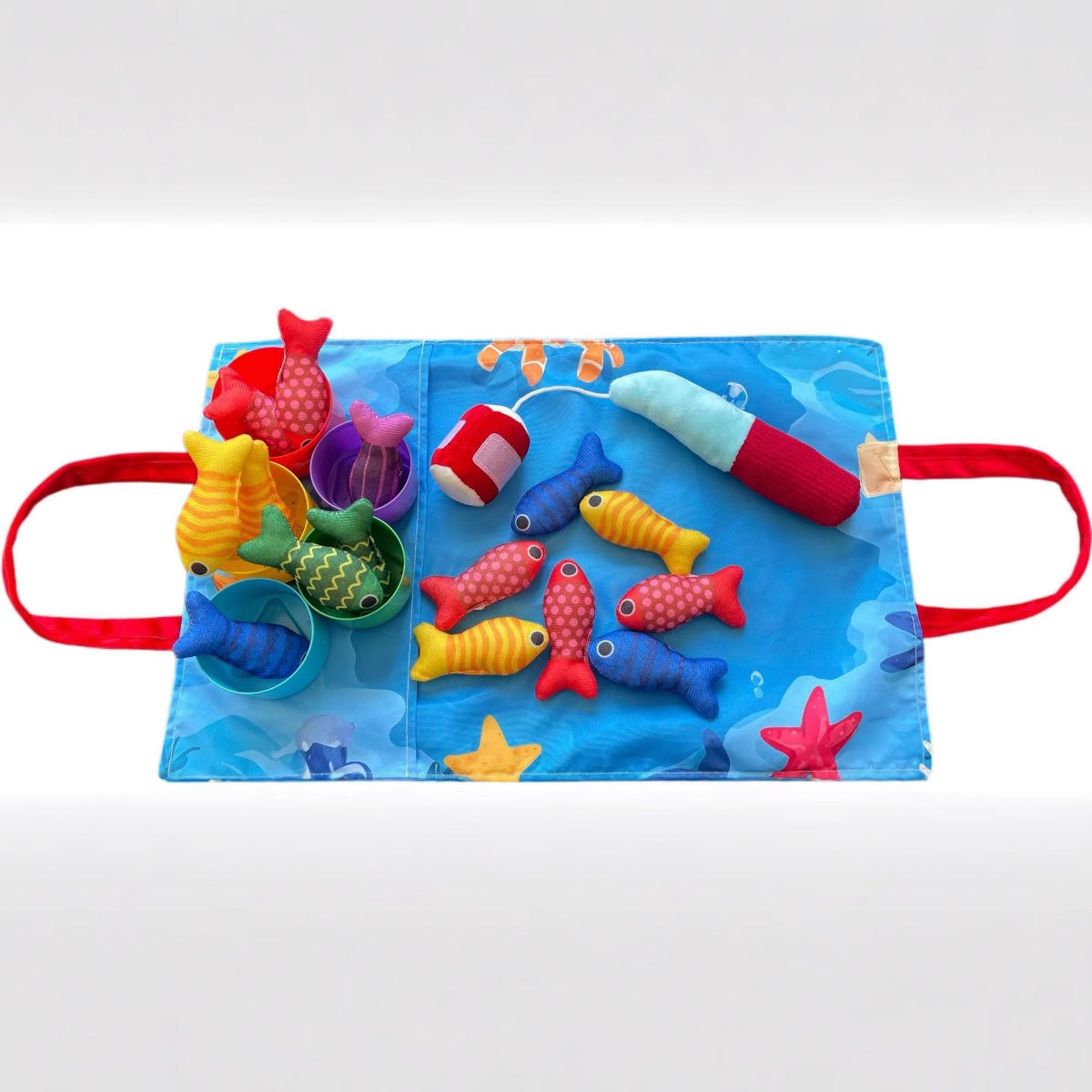 Fishing Play Mat with 3-D Early Education Toys