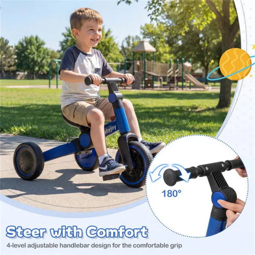 5-In-1 Foldable Toddler Tricycle