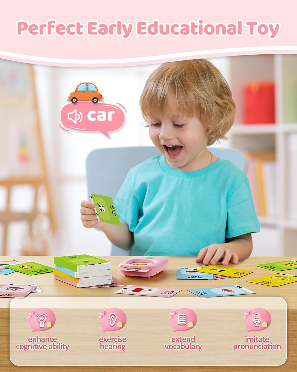 Toddler/Kids Montessori Educational Flash Cards