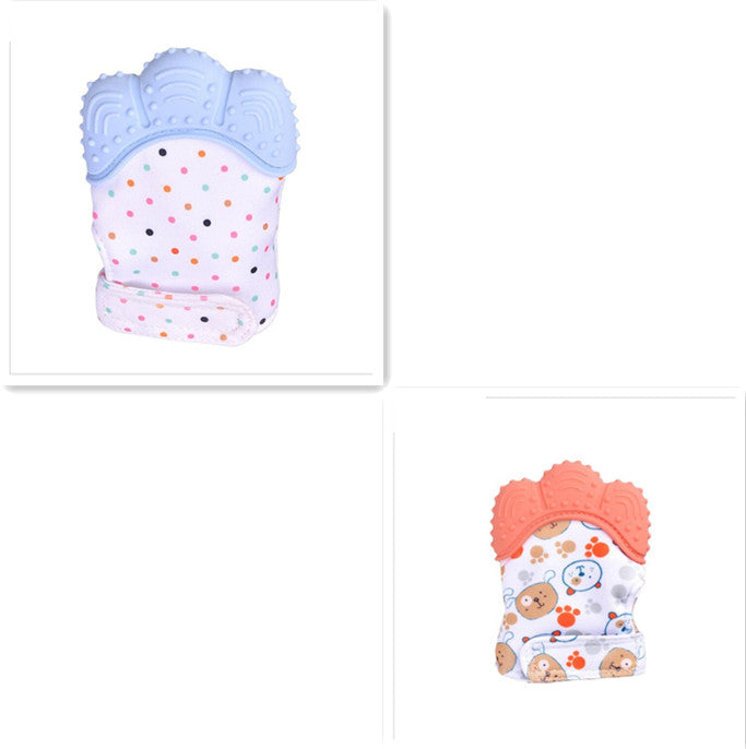 Baby teether silicone molar glove
