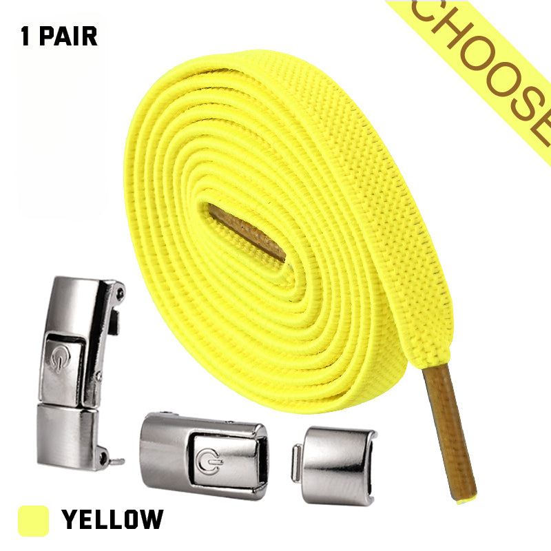 Press Lock Elastic Shoelaces
