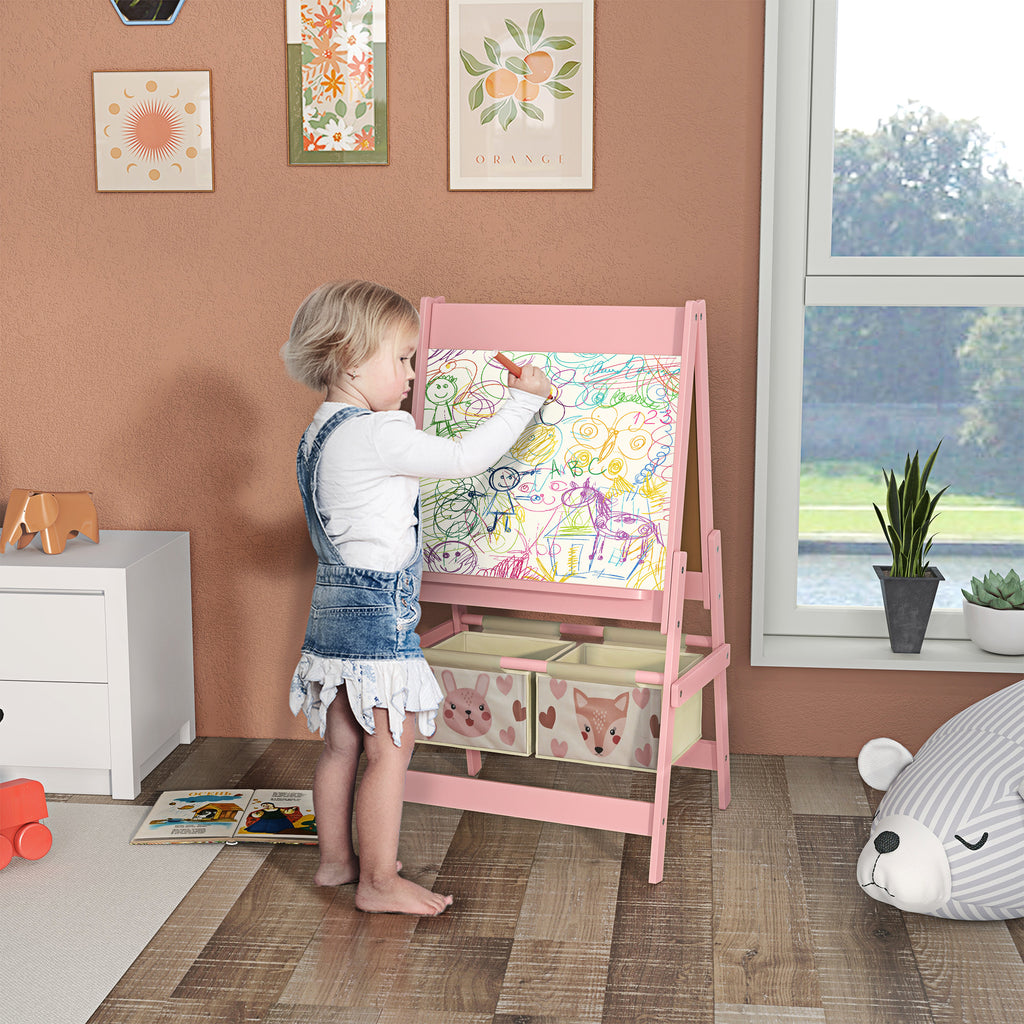 3 in 1 Art Easel with Storage