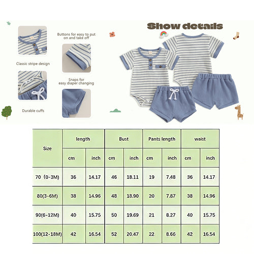 Baby boys Short Sleeve Shorts Set