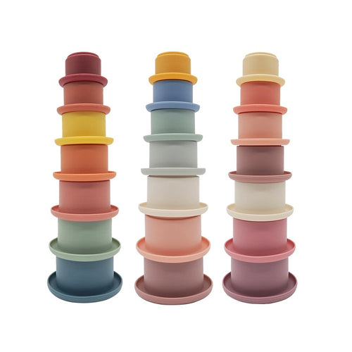 Baby Stacking Silicone Cups