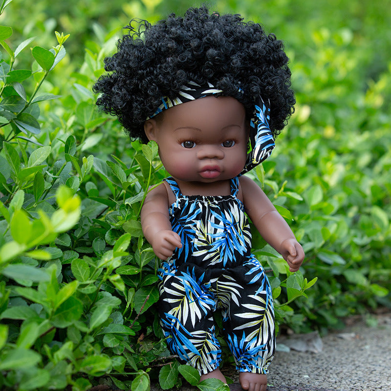 Girl's Full Soft Silicone Doll Simulation Toy