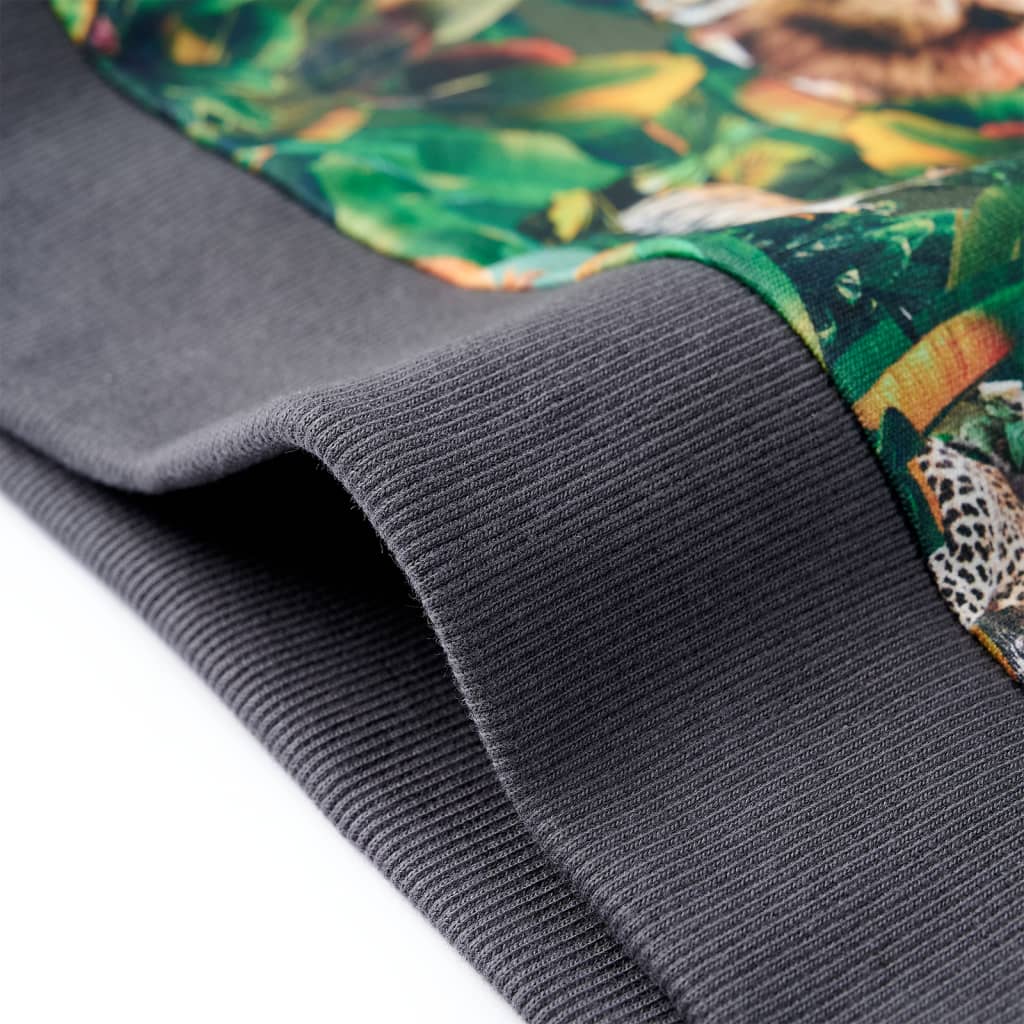 Children's sweatshirt jungle motif