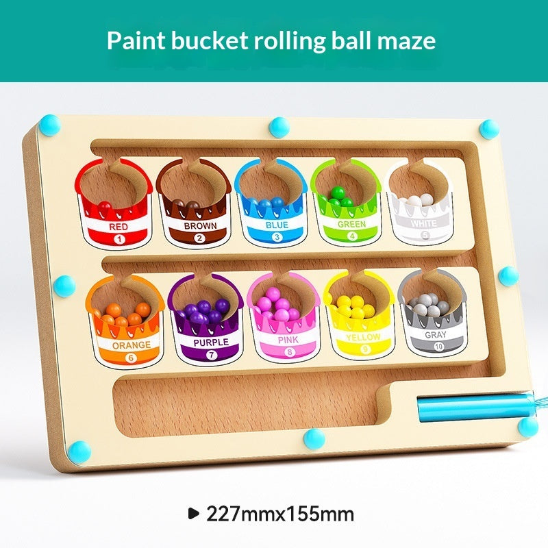 Wooden Magnetic Maze Toy