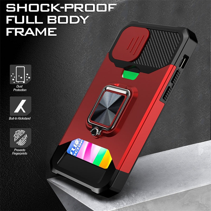 Iphone Case with Sliding-window Card-insert