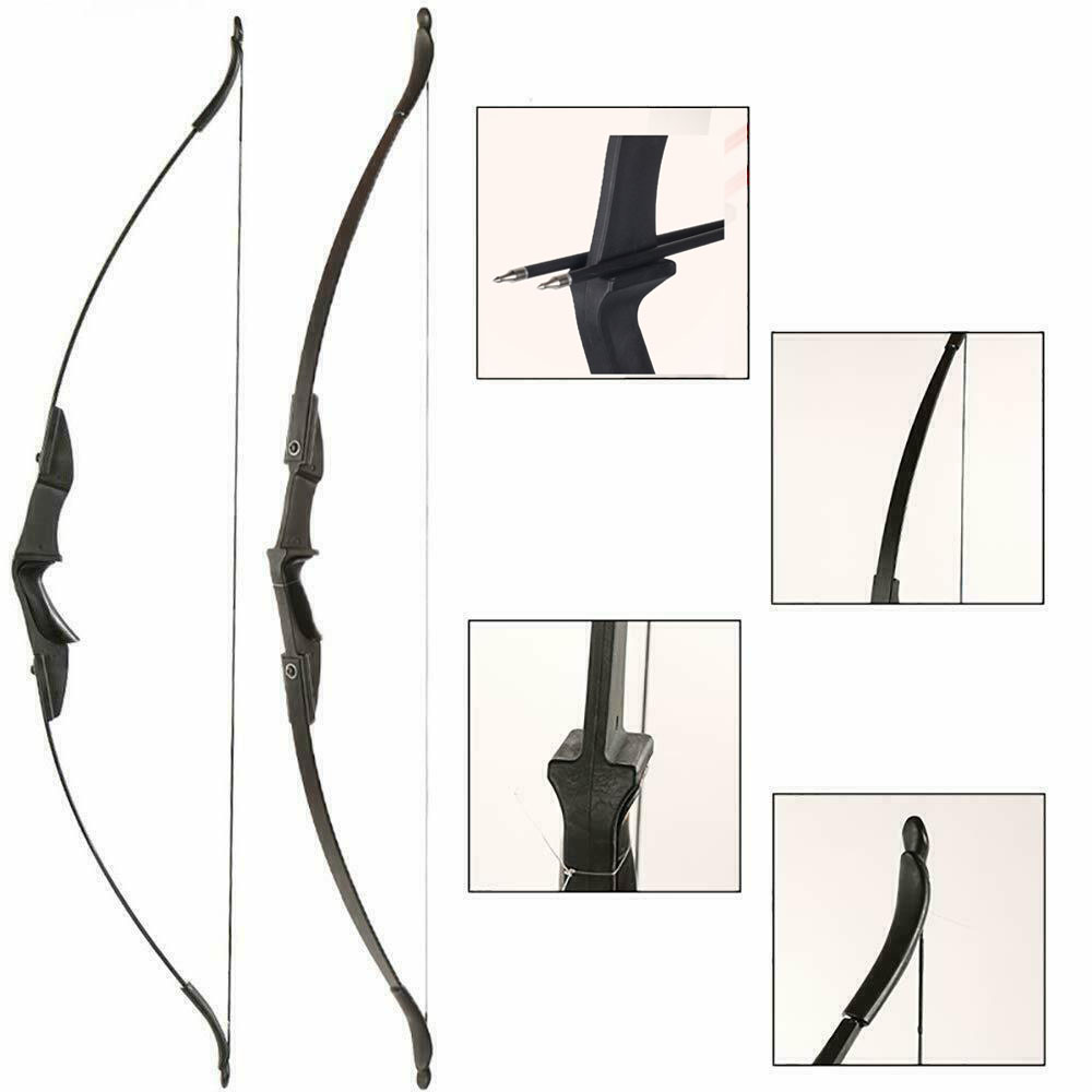 40 Lb. Recurve Bow w/ Fiberglass Arrows for Archery Hunting