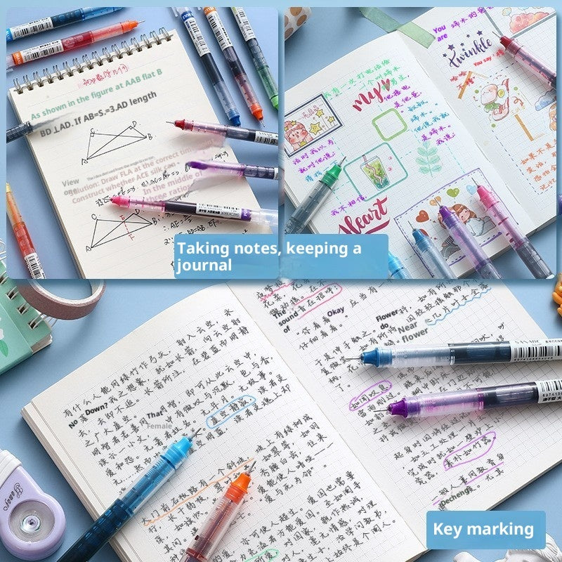 Large Capacity Colored Ballpoint Pens