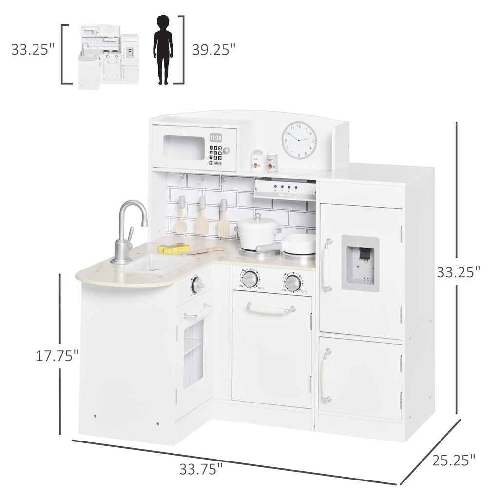 Corner Kids Kitchen Playset