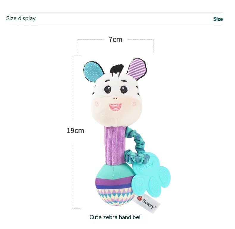 Plush Baby Handbell Rattle