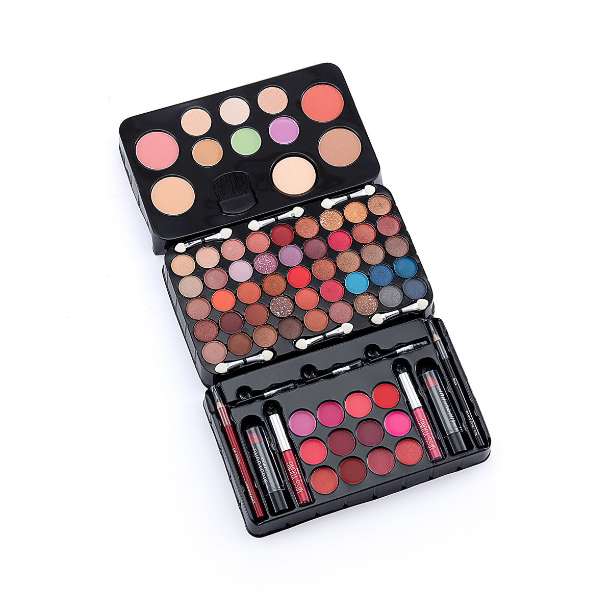 Eyeshadow Palette Lipstick Blush Set