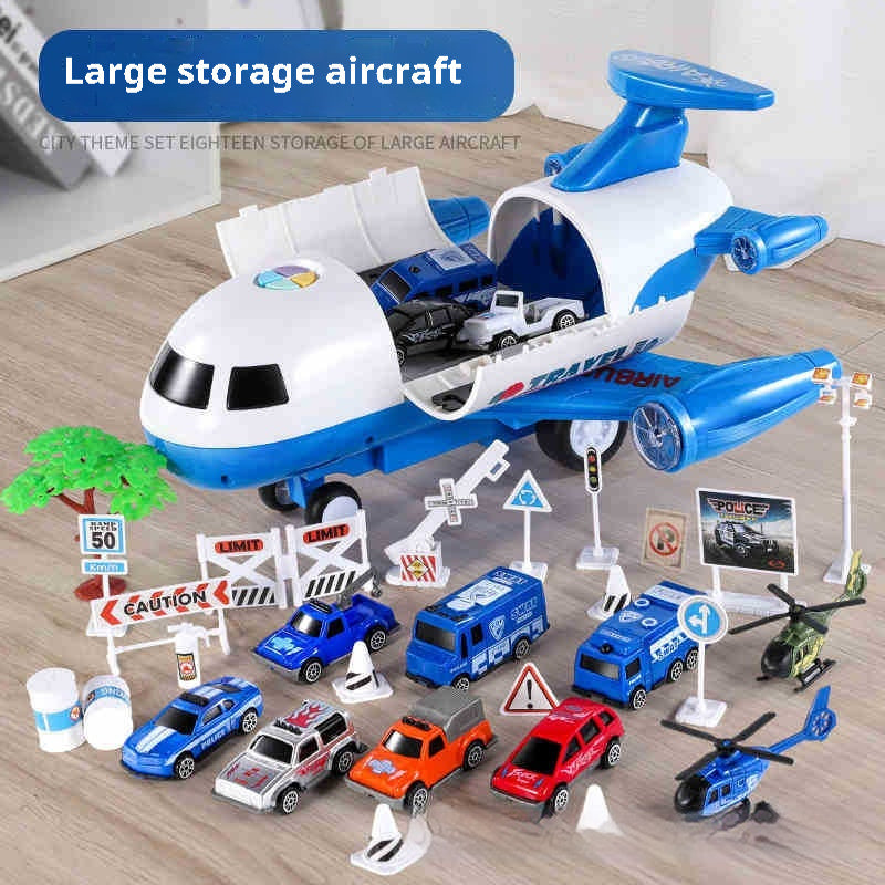 Children's Super Large Drop-resistant Aircraft Car Carrier