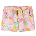 Girls shorts with drawstring